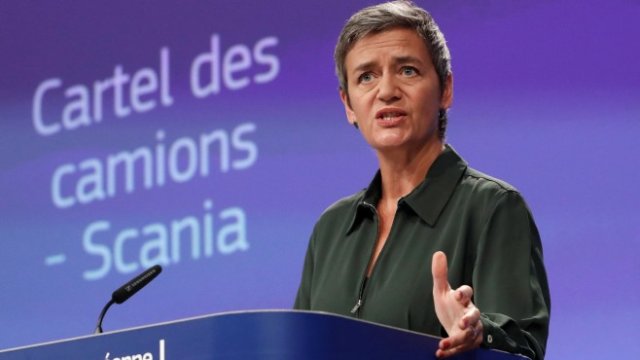 <p>
	<em>Еврокомисарят по въпросите за конкуренцията Маргрете Вестагер, Снимка: Ройтерс</em></p>
