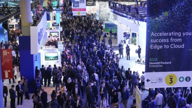 <p>
	Кадър от Световния мобилен конгрес през 2019 г. <em>Снимка:&nbsp;Angel Garcia/Bloomberg</em></p>
