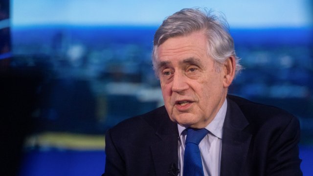 Бившият британски премиер Гордън Браун. Снимка: Bloomberg L.P.