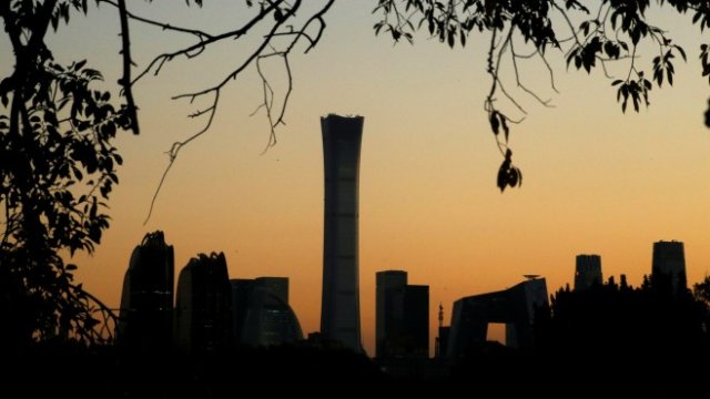 <p>
	Изглед от Пекин. <em>Снимка: Ройтерс</em></p>
