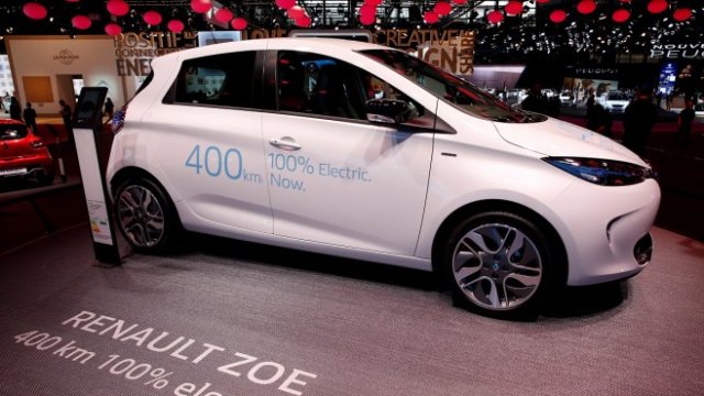 <p>
	Новата Renault Zoe. <em>Снимка: Архив Ройтерс</em></p>
