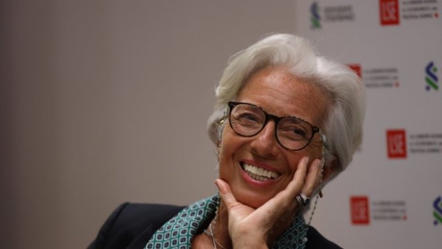 <p>
	Председателят на ЕЦБ Кристин Лагард. <em>Снимка: Hollie Adams/Bloomberg</em></p>
