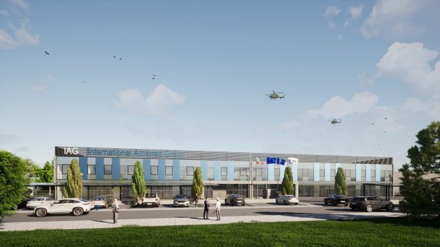 Заводът е построен за година и половина и ще произвежда отбранителна техника. Снимка: Иван Миладинов