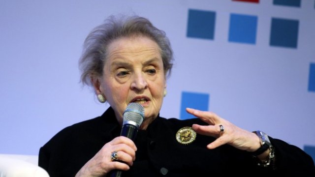 <p>
	Мадлин Олбрайт. <em>Снимка: Архив Ройтерс</em></p>
