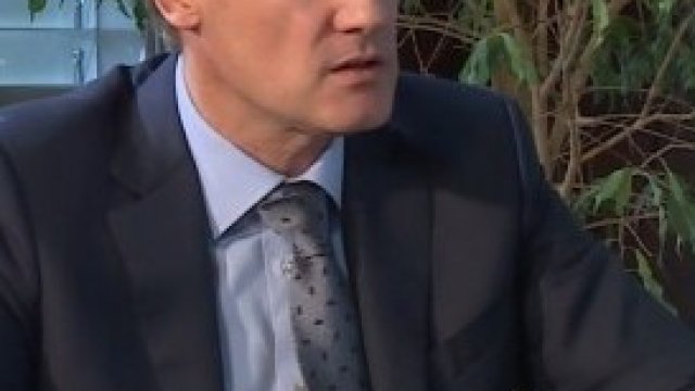 <p>
	Кирил Домусчиев. <em>Снимка: Bloomberg TV Bulgaria</em></p>
