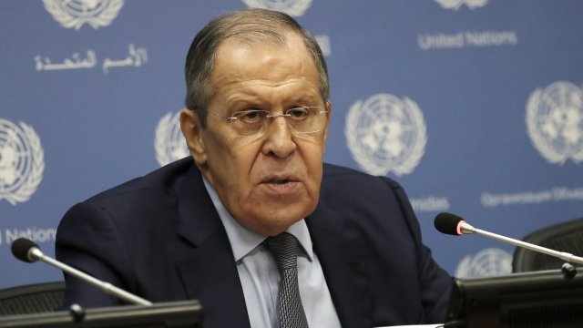 Руският външен министър Сергей Лавров. Снимка: EPA/БГНЕС