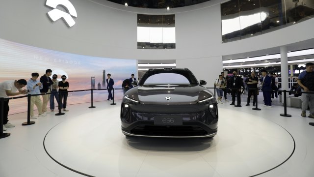 Електрическият модел на китайската компания Nio Inc. ES6. Снимка: Bloomberg L.P.