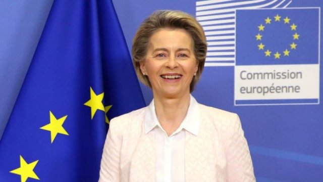 <p>
	Председателят на ЕК Урсула фон дер Лайен. <em>Снимка: Dursun Aydemir/Bloomberg</em></p>
