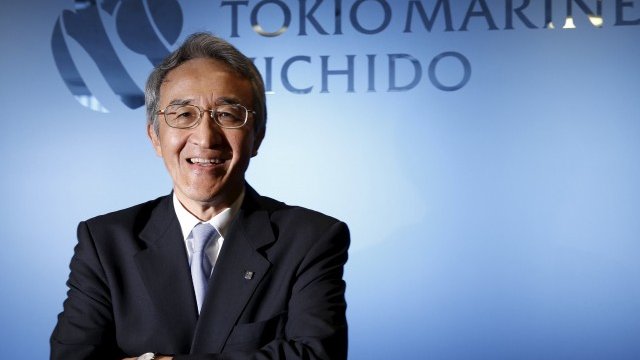 <p>
	Цуюши Нагано, президент и главен изпълнителен директор на Tokio Marine Holdings Inc. <em>Снимка: Ройтерс</em></p>
