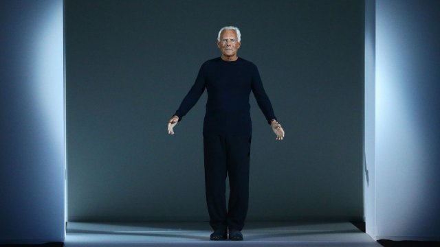 Джорджо Армани. Снимка: Bloomberg LP