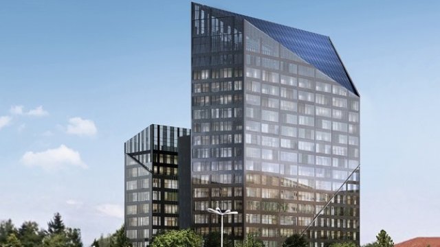 <p>
	Увеличението на капитала е с цел строителството на тази сграда на 4-ти километър в София.&nbsp;<em>Снимка: brefbg.com</em></p>
