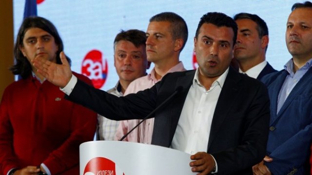<p>
	Реч на македонския премиер Зоран Заев в нощта на референдума,&nbsp;Скопие, 30 сптември 2018 г. <em>Снимка: Ройтерс</em></p>
