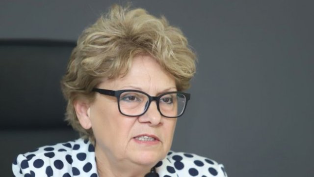<p>
	Служебният министър на регионалното развитие и благоустройството арх. Виолета Комитова. <em>Снимка: БГНЕС/Боби Тошев</em></p>
