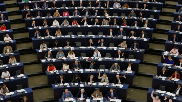 <p>
	<em>Заседание в Европейския парламент, Снимка: Ройтерс</em></p>
