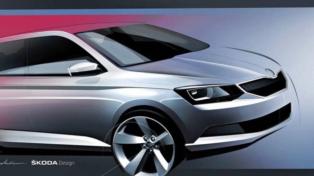 <p>
	<em>Официално изображение на новата Fabia. Снимка: Skoda </em></p>
