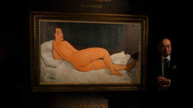 <p>
	Така изглежда&nbsp;&quot;Голата лежаща&quot;.&nbsp;<em>Снимка: Ройтерс</em></p>
