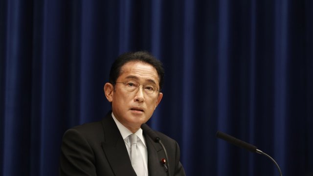 Японския премиер Фумио Кишида. Снимка: Bloomberg L.P.