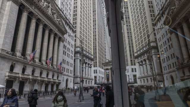 Сградата на фондовата борса в Ню Йорк. Снимка: Victor J. Blue/ Bloomberg