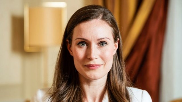 <p>
	Премиерът на Финландия Санна Марин. <em>Снимка: Roni Rekomaa/Bloomberg</em></p>
