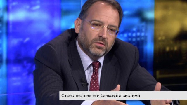 <p style="text-align: justify;">
	Емил Ангелов, изпълнителен директор на Банка Пиреос България. <em>Снимка: Bloomberg TV Bulgaria</em></p>
