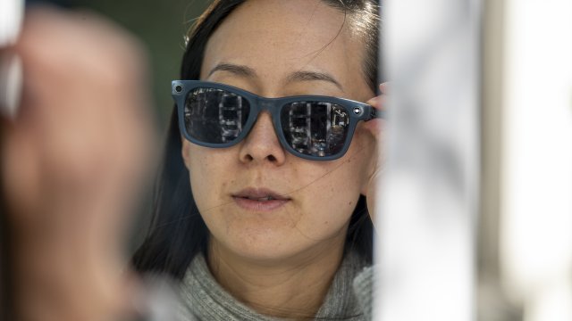 Очилата на Ray-Ban и Meta. Снимка: Bloomberg L.P.