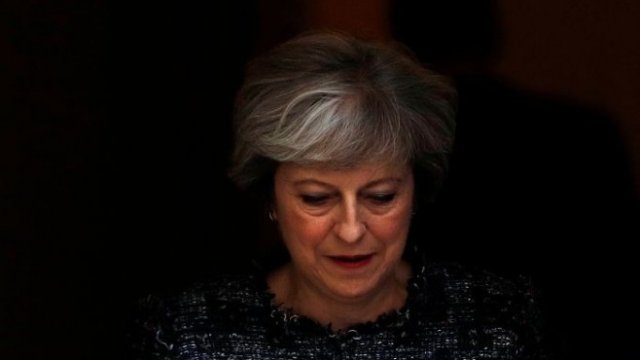 <p>
	Премиерът на Великобритания Тереза Мей. <em>Снимка: Ройтерс</em></p>
