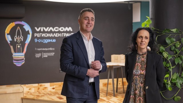 Николай Андреев и Надя Шабани. Снимка: Vivacom