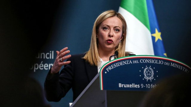 Италианският премиер  Джорджия Мелони. Снимка: Bloomberg L.P.