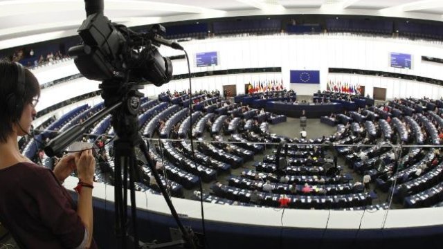 <p>
	Залата на Европейския парламент в Страсбург. Снимка: <em>ЕП</em></p>
