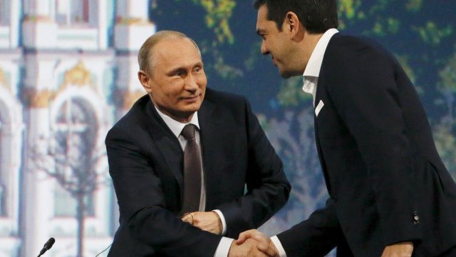 <p>
	Ципрас се надява да получи помощ от Москва. <em>Снимка: Ройтерс</em></p>
