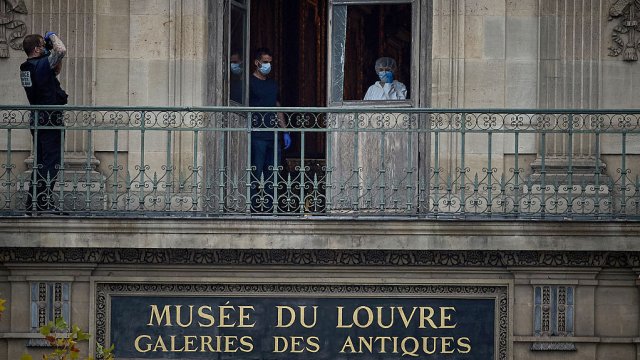 Мястото на кражбата. Снимка: Kiran Ridley/Getty Images