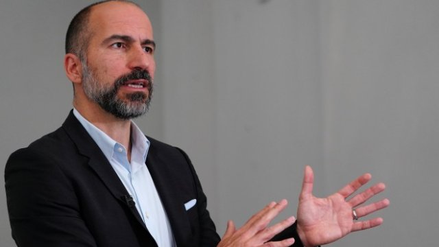 <p>
	<em>Главният изпълнителен директор на Uber Дара&nbsp; Косровшахи, Снимка: Ройтерс</em></p>
