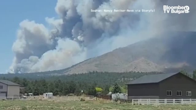 Горските пожари в Аризона се разрастват