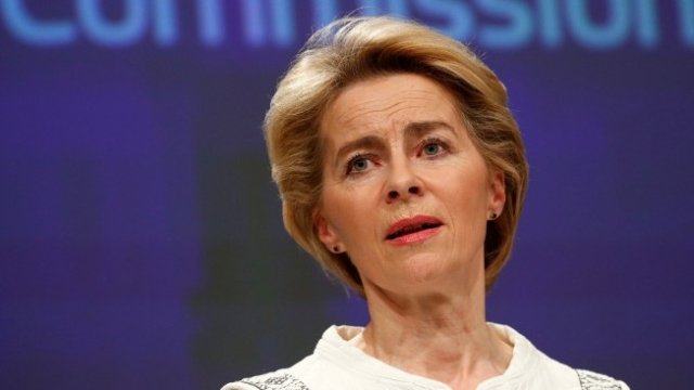 <p>
	<span style="font-family: &quot;PT Sans&quot;, sans-serif; font-size: 13px;">Председателят на Европейската комисия Урсула фон дер Лайен.&nbsp;</span><em style="color: rgb(102, 102, 102); font-family: &quot;PT Sans&quot;, sans-serif; font-size: 13px;">Снимка: Ройтерс</em></p>
