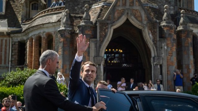 <p>
	Френският президент Макрон. <em>Снимка: Ройтерс</em></p>
