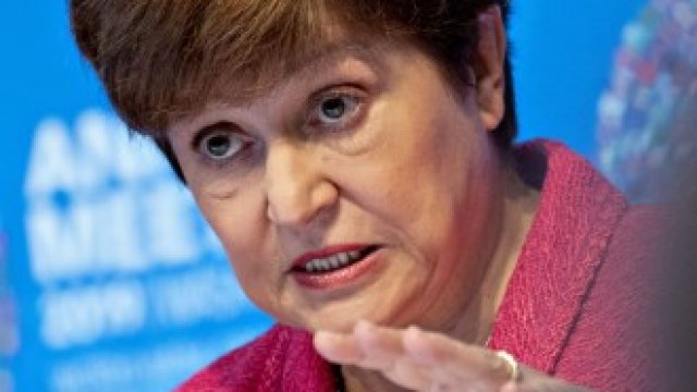 <p>
	Управляващият директор на МВФ Кристалина Георгиева. <em>Снимка: Bloomberg LP</em></p>
