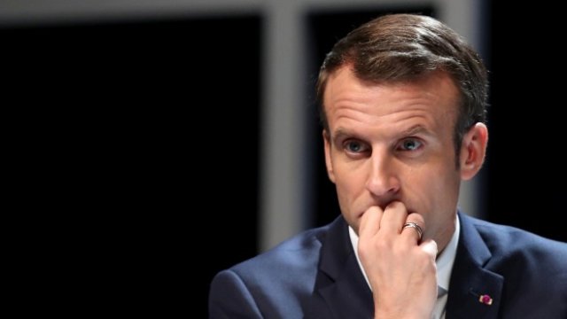 <p>
	Френският президент Еманюел Макрон. <em>Снимка: Ройтерс</em></p>
