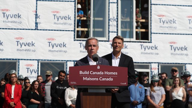 Премиерът на Канада Марк Карни обявява създаването на новата федерална служба. Снимка: Bloomberg LP