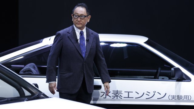 Президентът на Toyota Motor Corp. Акио Тойода. Снимка: Kiyoshi Ota/Bloomberg 