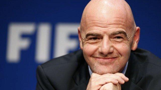 <p>
	Новият президент на ФИФА Джани Инфантино. <em>Снимка: Ройтерс</em></p>
