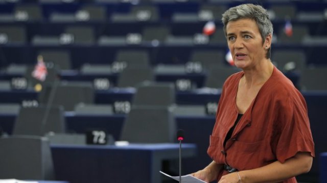 <p>
	Маргрете Вестагер, еврокомисар по конкуренцията.<em> Снимка: Архив Ройтерс</em></p>
