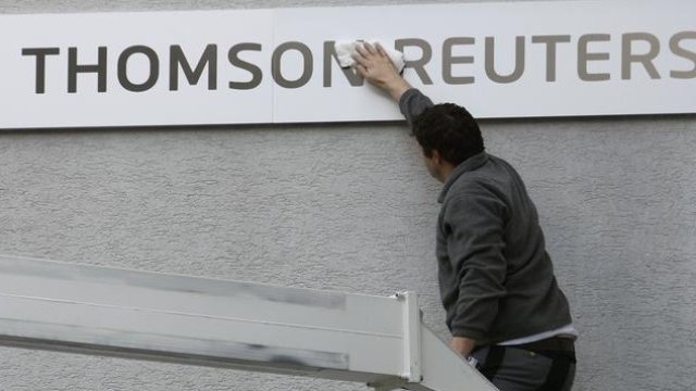 <p>
	Thomson Reuters Corp. също е сред разследваните компании. <em>Снимка: Ройтерс</em></p>
