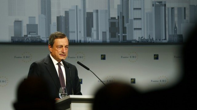 <p>
	Марио Драги. <em>Снимка: Ройтерс</em></p>
