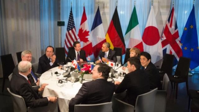 <p>
	Лидерите на Г7 се събраха в Хага. Снимка: <em>ЕК</em></p>
