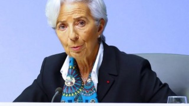 <p>
	<em>Кристин Лагард, управител на ЕЦБ. Снимка: Bloomberg</em></p>
