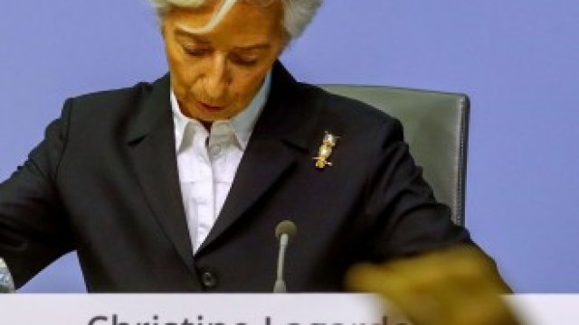 <p>
	<em>Кристин Лагард, управител на ЕЦБ. Снимка: Bloomberg</em></p>
