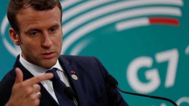 <p>
	Президентът на Франция Еманюел Макрон.<em> Снимка: Ройтерс</em></p>
