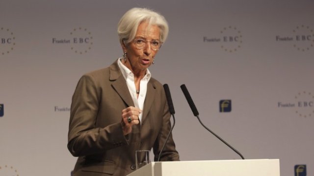<p>
	Кристин Лагард, управител на ЕЦБ. Снимка:&nbsp;Alex Kraus/Bloomberg</p>

