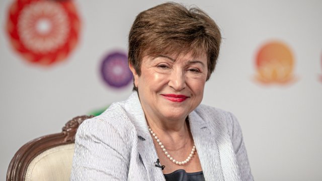 Управляващият директор на МВФ Кристалина Георгиева. Снимка: Bloomberg LP