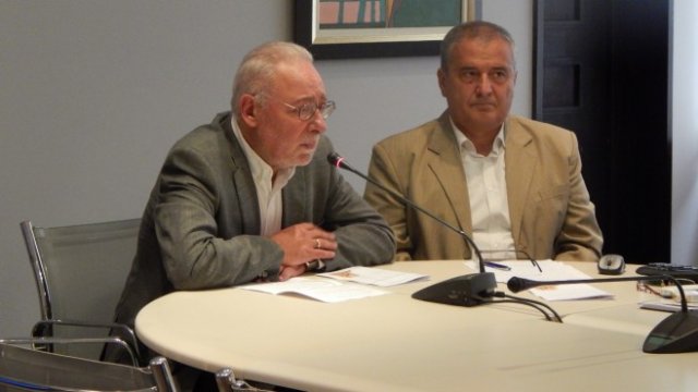 <p>
	Радосвет Радев (вляво) и Камен Колев (вдясно). <em>Снимка: БСК</em></p>
